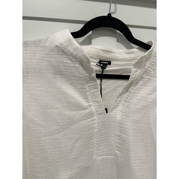 NWT Monrow Easy Mini Cotton Guaze Bell Sleeve Dress Size S - Picture 5 of 6